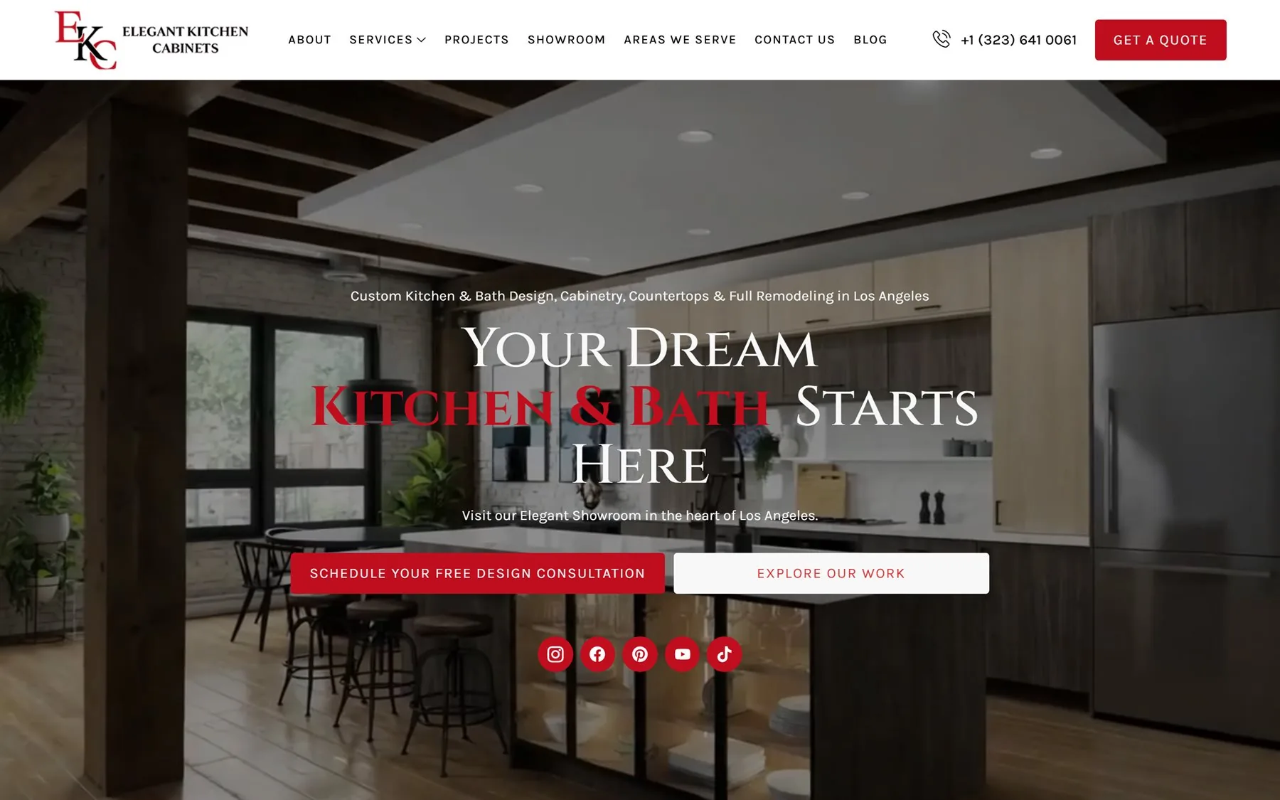 Catálogo web Elegant Kitchen Cabinets